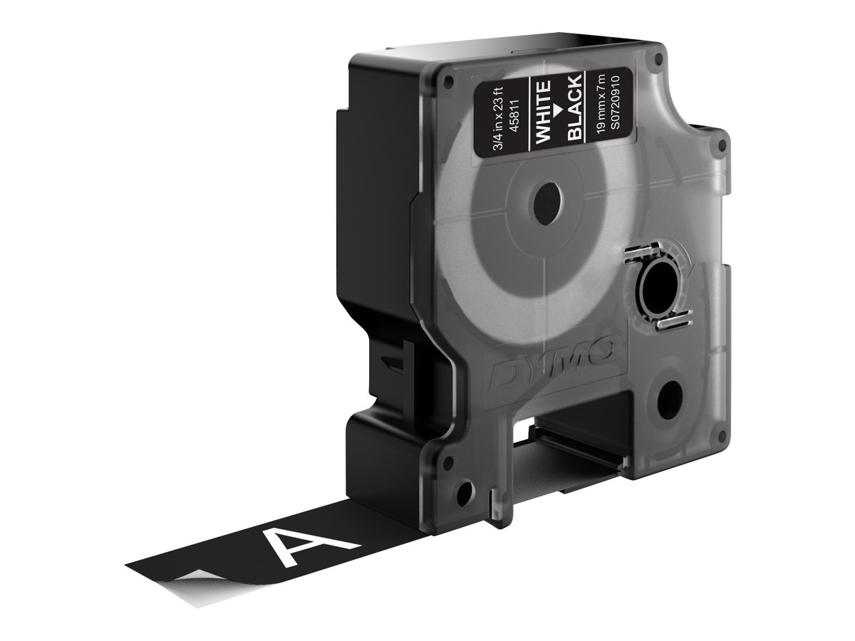 S0720910 DYMO D1 19mm WEISS-SCHWARZ
