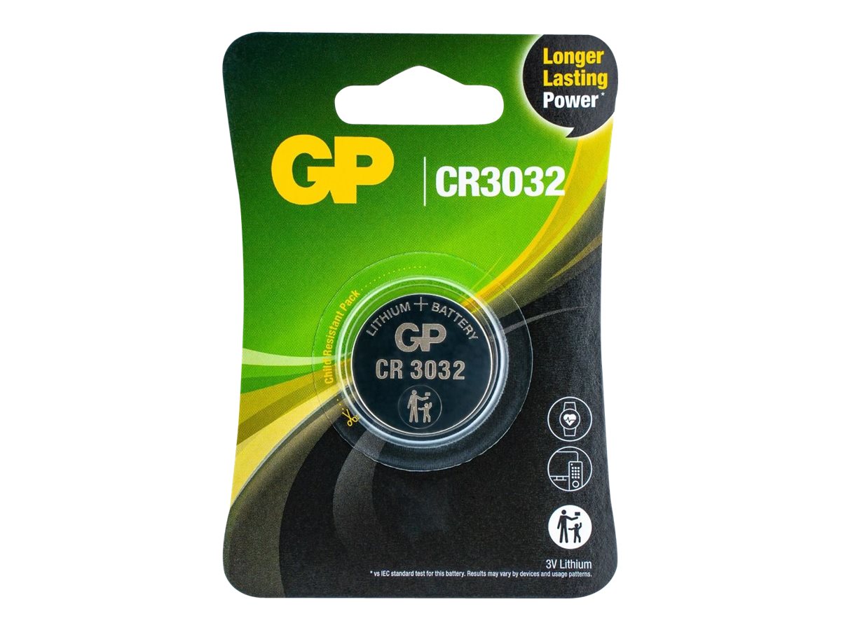 GP Knopfzelle CR3032 3,0 V