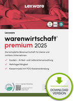 LEXWARE ESD warenwirtschaft premium 2025 Download Jahresversion 365-Tage