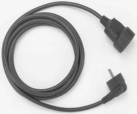 BACHMANN SchutzkontaktVerlängerungskabel 230VAC schwarz 3m