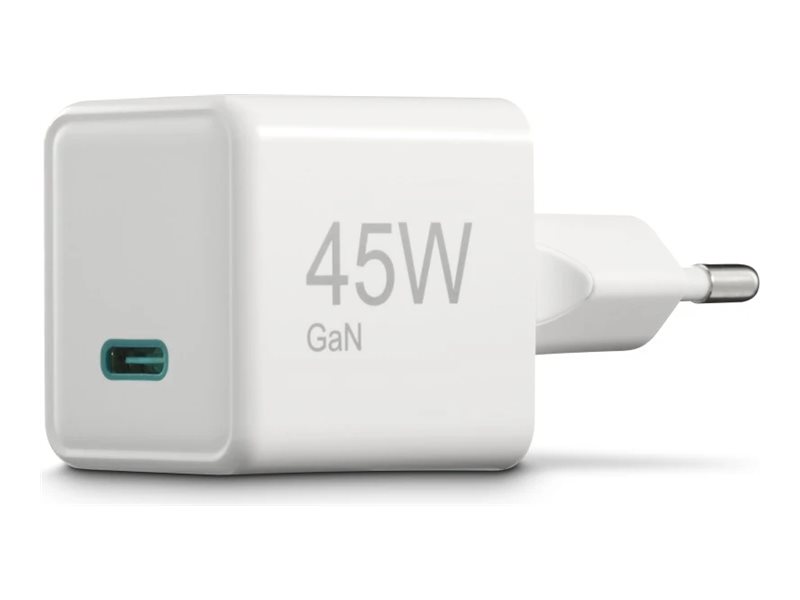 hama GaNLadeadapter weiss, 45 Watt