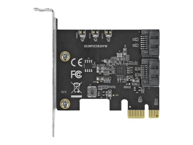 Delock 2 Port SATA PCI Express Karte Low Profile Formfaktor