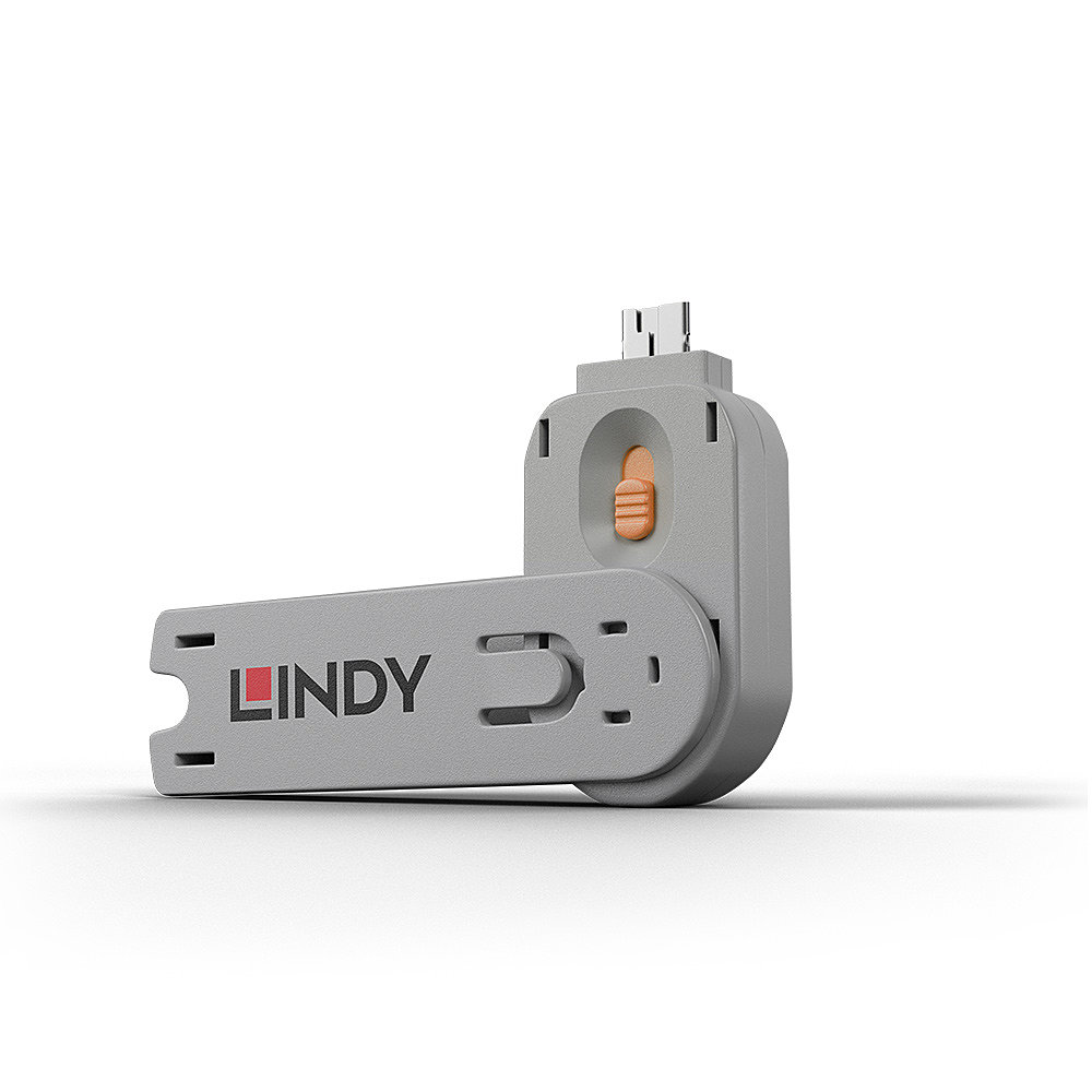 Lindy USB Type A Port Blocker Key - USB-Portblocker