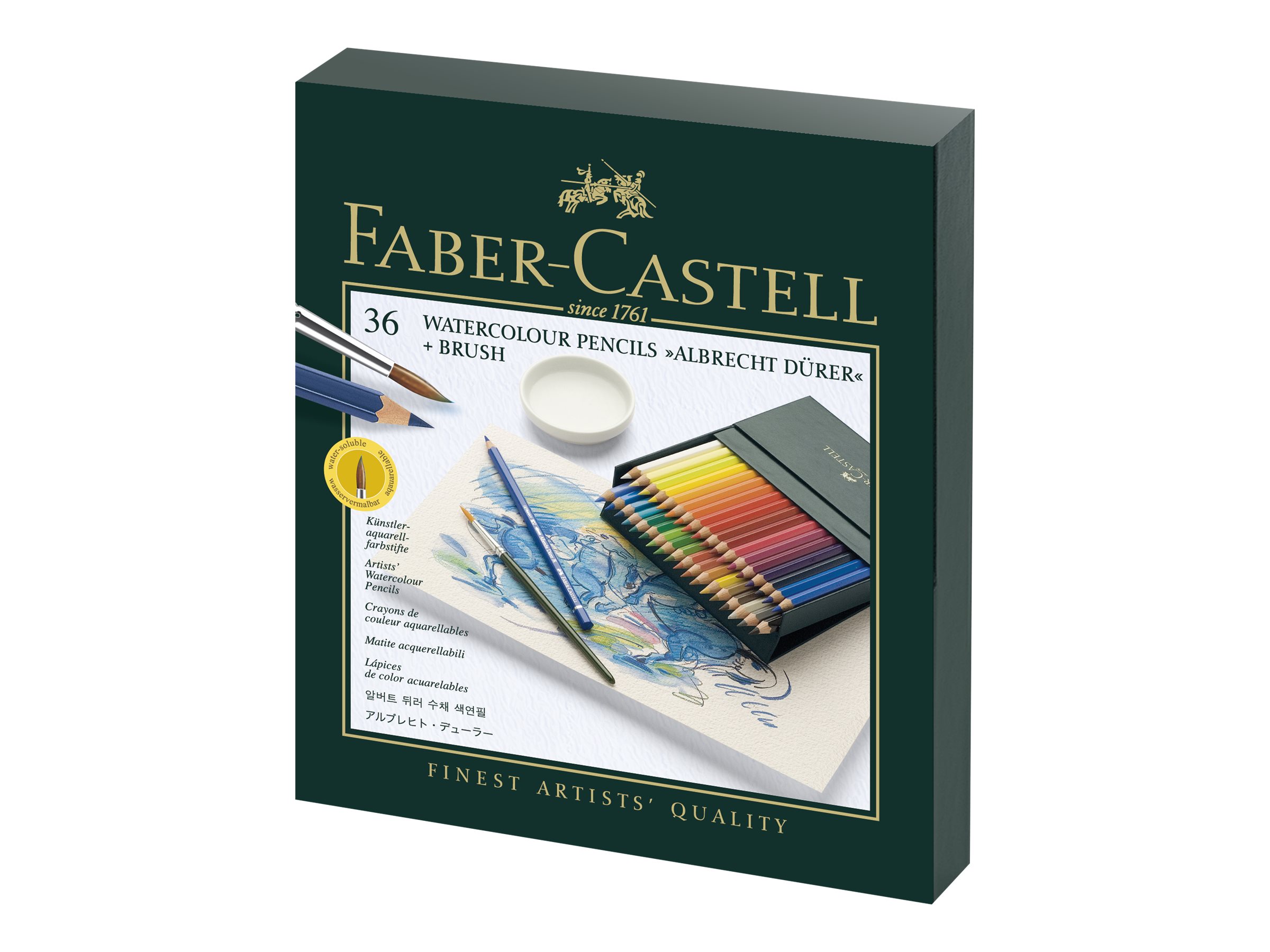 FABERCASTELL Albrecht Duerer Aquarellstifte farbsortiert, 1 Set
