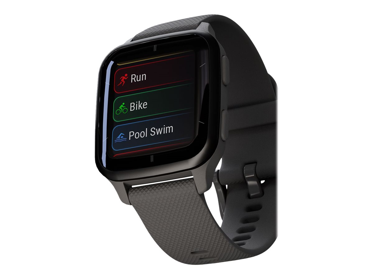 Garmin Venu Sq 2 - GPS-Fitness-Smartwatch mit 1,4" AMOLED Display, dunkelgrau
