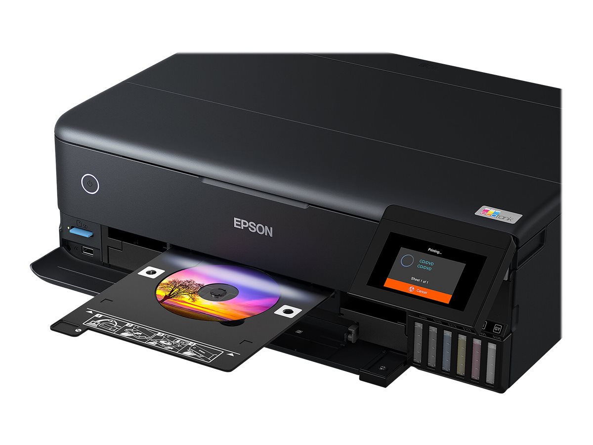EPSON EcoTank ET-8550 3 in 1 Tintenstrahl-Multifunktionsdrucker schwarz