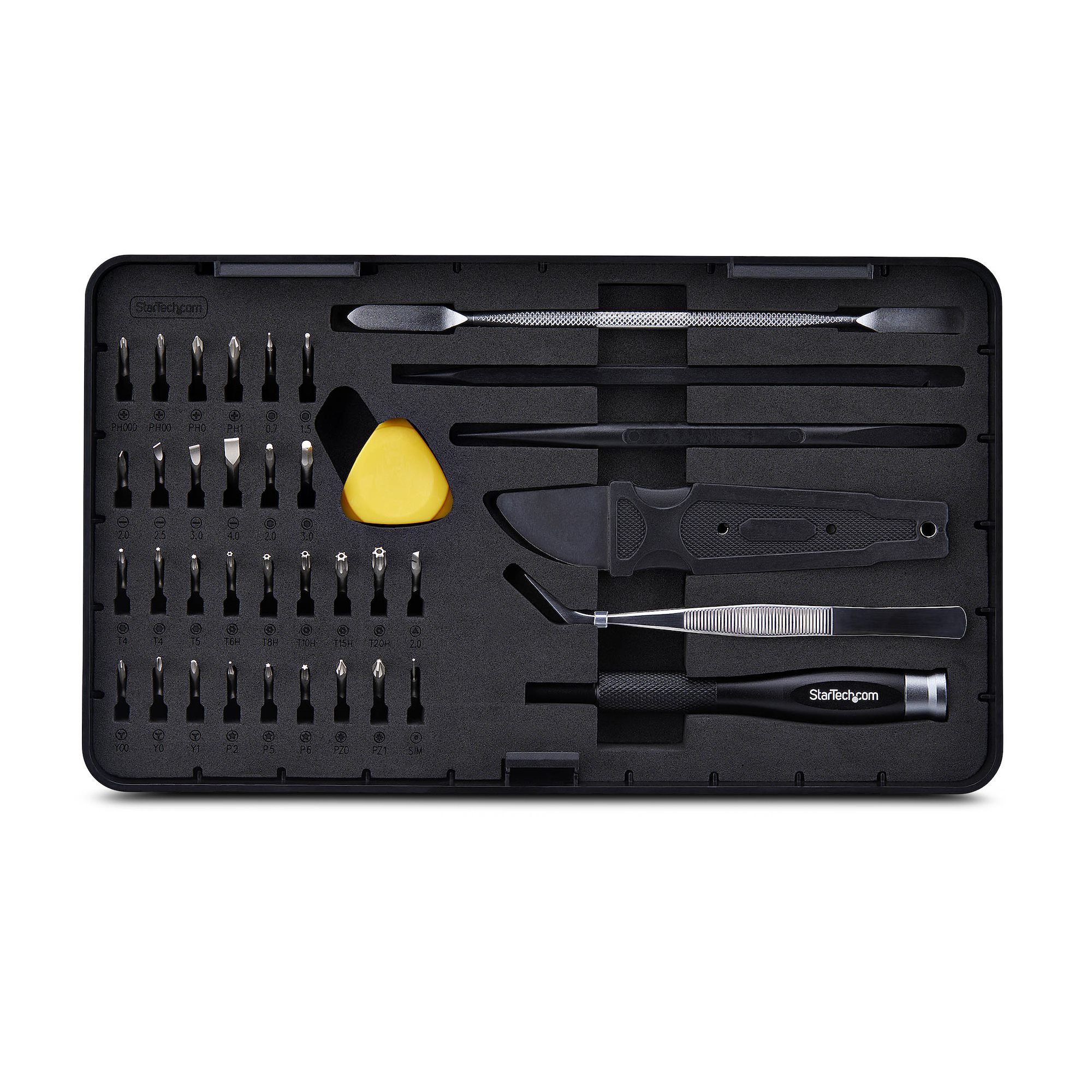 STARTECHCOM 40tlg ComputerReparaturset fur Laptop PC Elektronik Telefon 30BitPräzisionsschraubendreher Reparaturkit