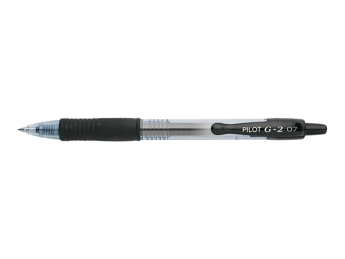 PILOT G2 Gelschreiber schwarz/transparent 0,4 mm, Schreibfarbe: schwarz, 1 St. PILOT G2 Gelschreiber schwarz/transparent 0,4 mm, Schreibfarbe: schwarz, 1 St.