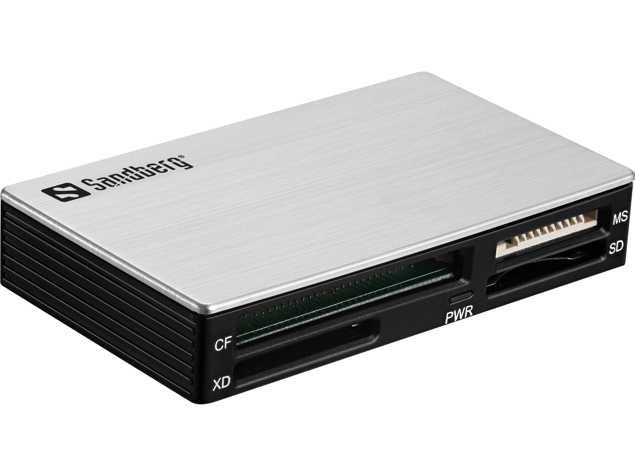 SANDBERG USB 30 Multi Card Reader SD XD MS CF MMC TFlash Micro SD M2 50 cm USB 30 Kabel im Lieferumfang
