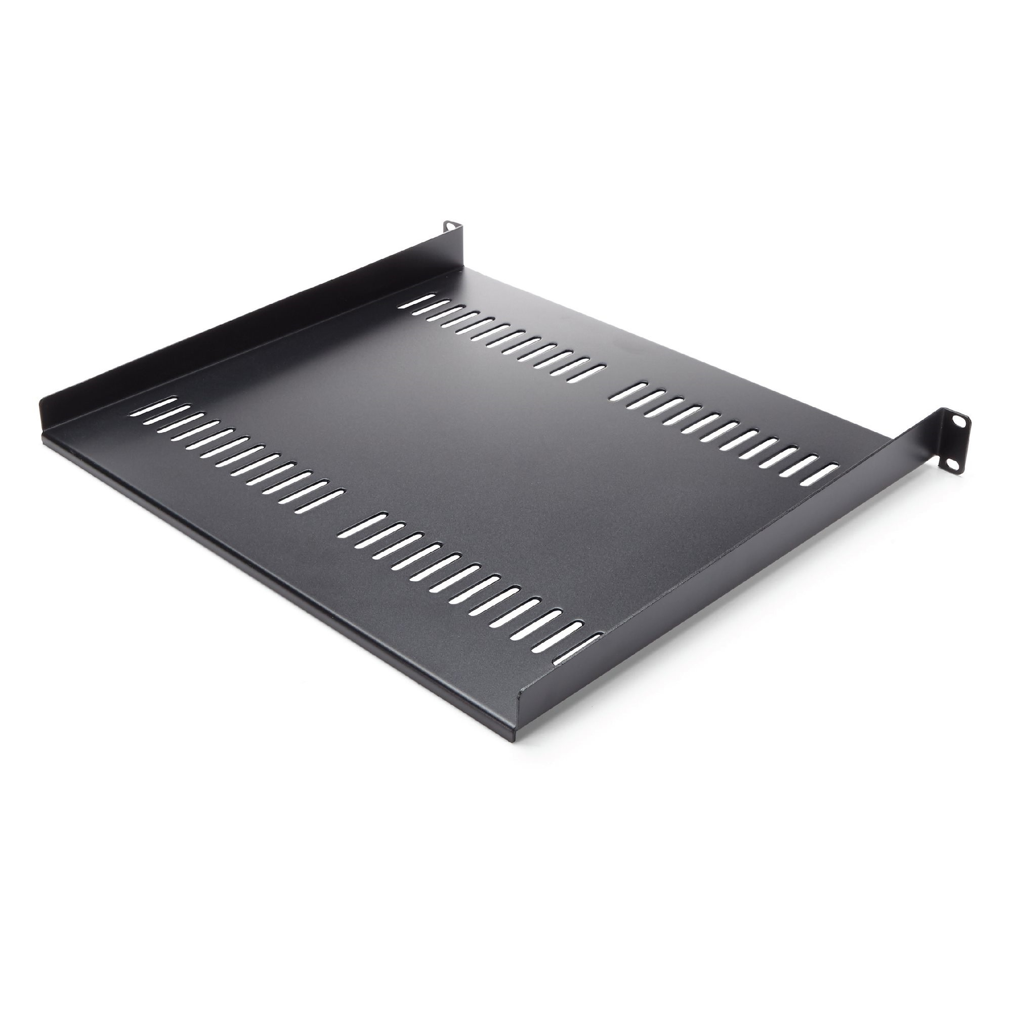 StarTech.com 1U Rack Shelf Belüftet Stahl Schwarz