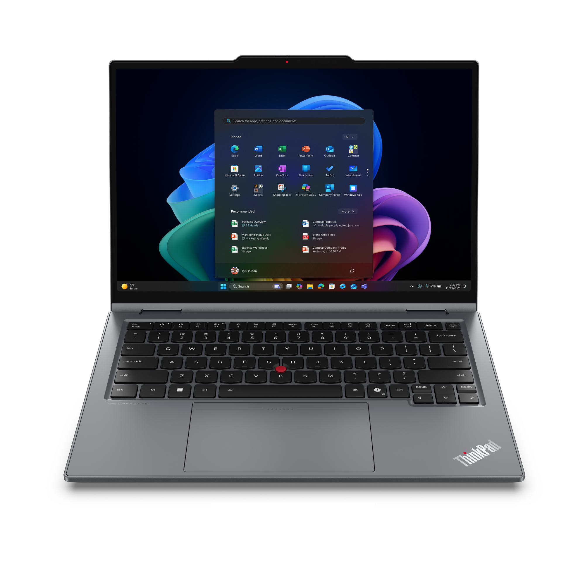 Lenovo ThinkPad X1 2-in-1 Gen 11 Aura Edition Flip-Design Intel Core Ultra 7 355 14 Zoll